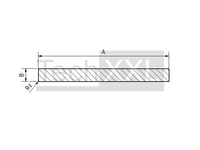 Flachprofil 50x6 Rz2 wie HH300FP506R2